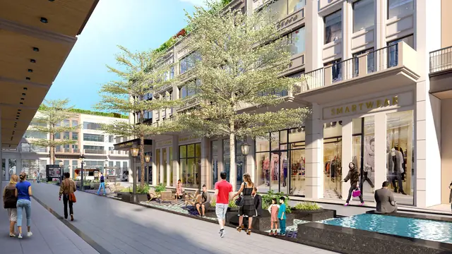 Adani Downtown Avenue — elevation render, Sector 62 Gurugram
