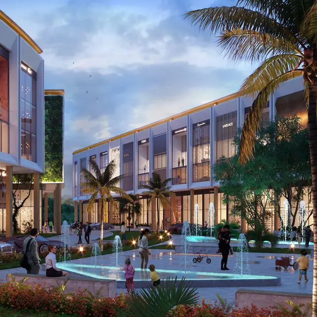 DLF Arcade 68 — elevation render, Sector 68 Gurugram