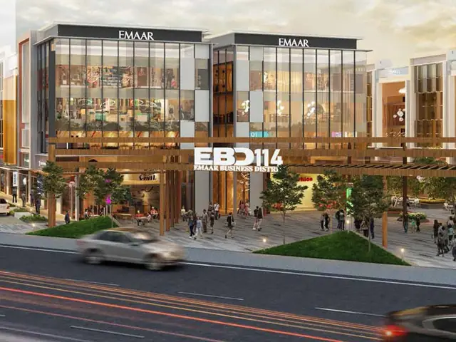 Emaar EBD 114 — elevation render, Sector 114 Gurugram
