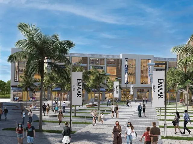 Emaar EBD 75A — elevation render, Sector 75A Gurugram