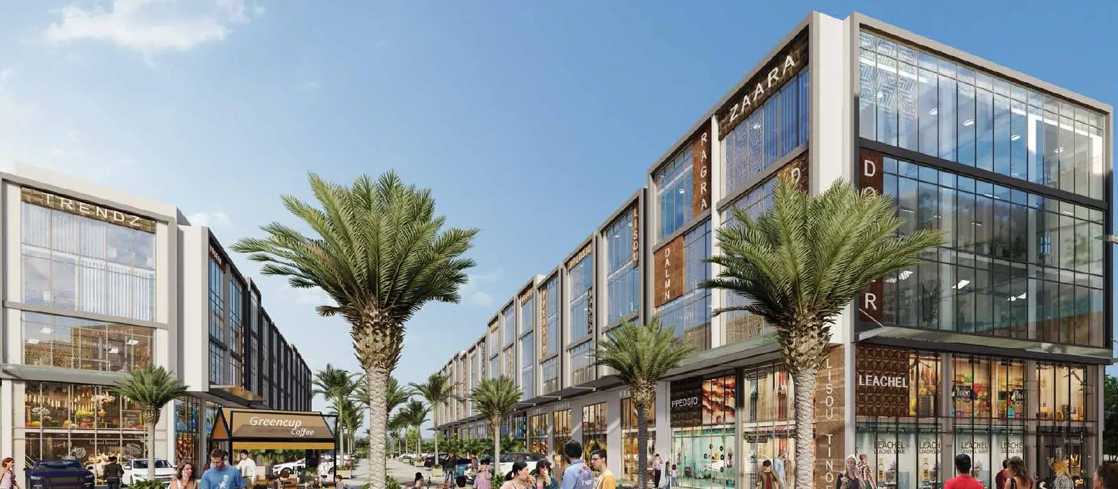 Emaar EBD 89 SCO boulevard render, Sector 89 Gurugram