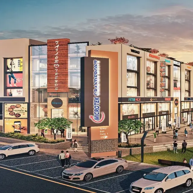 Microtek Grandfront 81 — elevation render, Sector 81 Gurugram