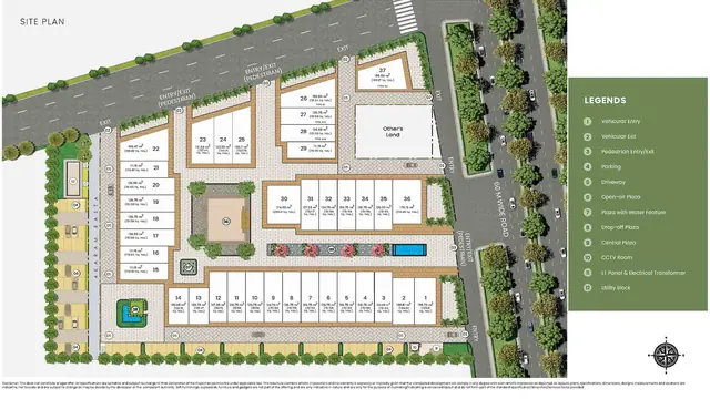 Adani Downtown Avenue — master layout plan, Sector 62