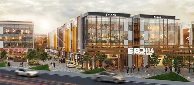 Emaar EBD 114 - SCO elevation on the approach road (design render)