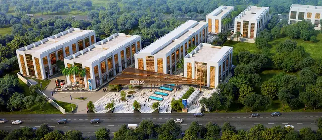 Emaar EBD 65 — aerial view of the SCO rows (design render)