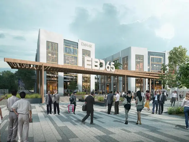 Emaar EBD 65 — EBD 65 entrance gateway (design render)