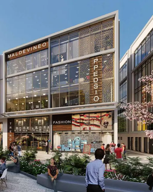 Emaar EBD 89 - corner building facade (design render)