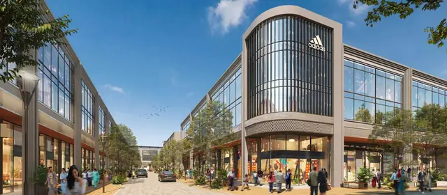 Orris Gateway - street elevation of the SCO blocks (design render)