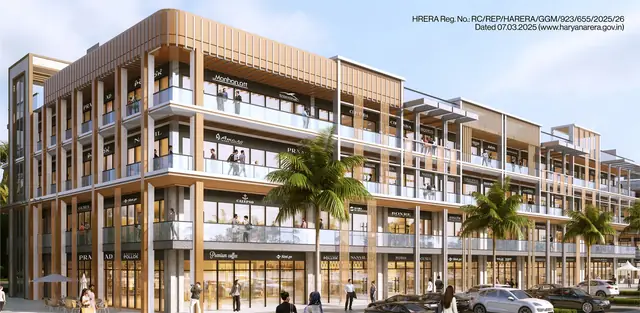 Reach Bazaria 68 — SCO elevation along the retail boulevard (design render)