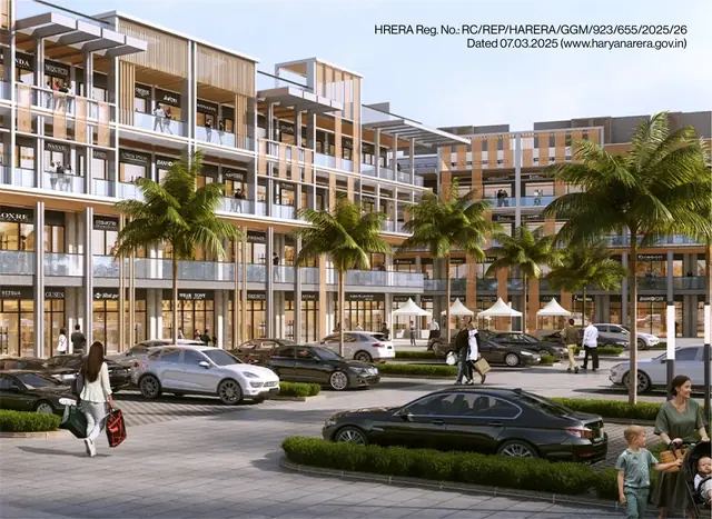 Reach Bazaria 68 — surface parking in front of the SCO blocks (design render)