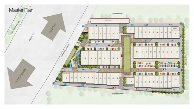 Reach Buzz 114 — master plan, approved layout (landscape indicative)