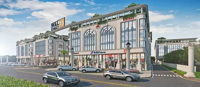 Wal Street 73 - arched elevation with Wal Street signage (design render)