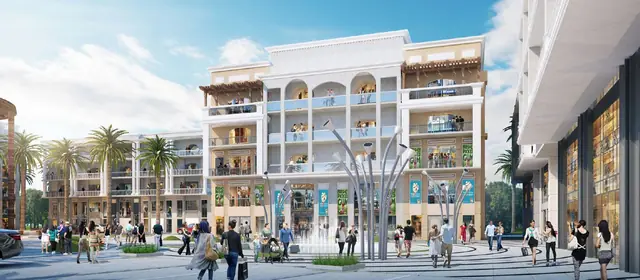 Whiteland Urban Cubes - arcaded SCO elevation on SPR (design render)