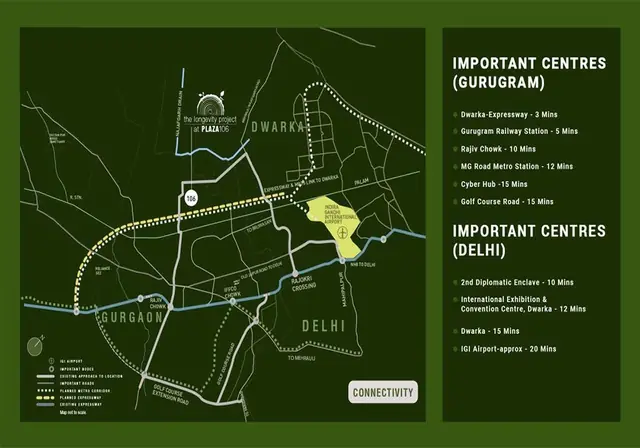 WTC Plaza Business District 106 — connectivity map, Sector 106