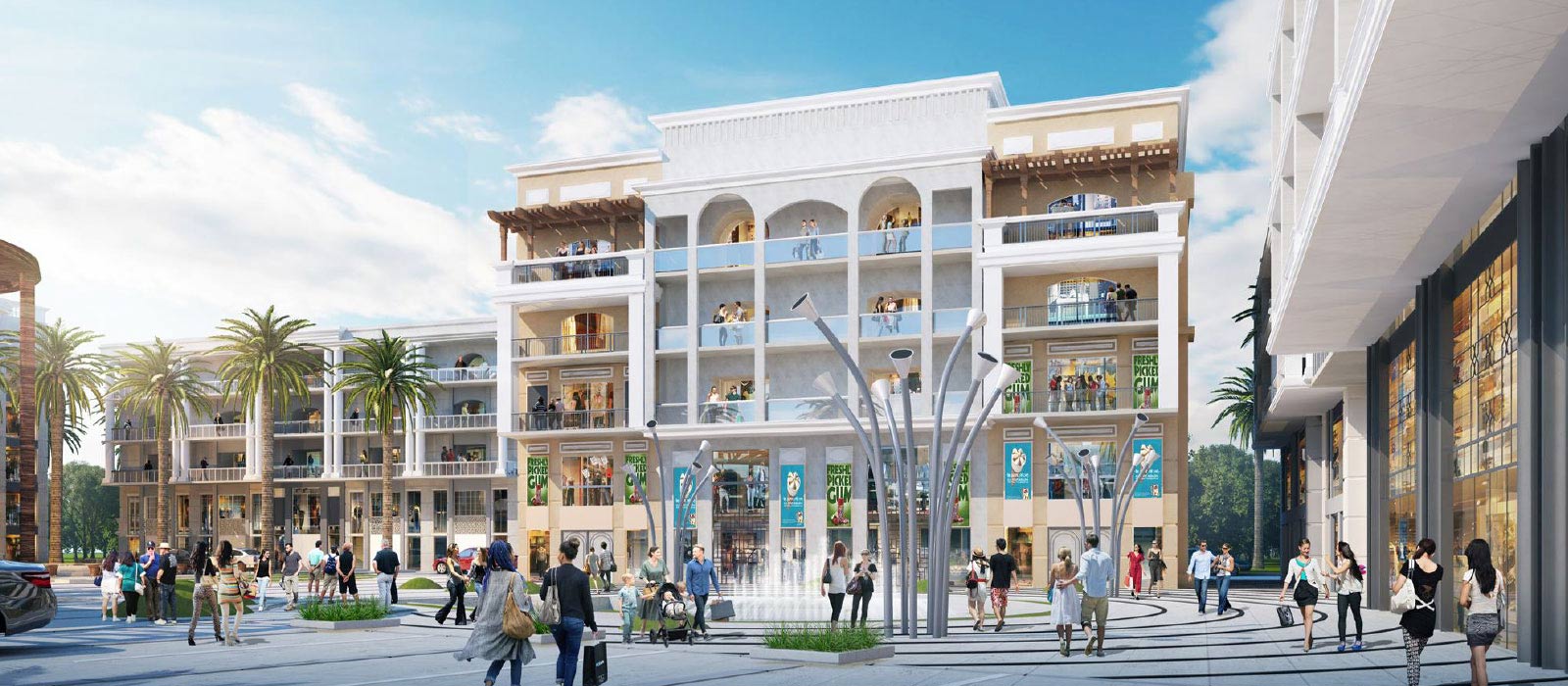 Whiteland Urban Cubes Banner